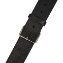 Jackson Shark Fin Leather Strap Svart And Hvit, 2"