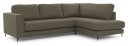 Juvila PALMA Sofa m. chaiselong 3,5-pers. open høyre, Grønn   Unoliving