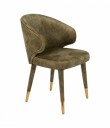 Dutchbone Lunar Spisestol - Moss Velour