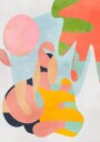 Pastel cut out Plakat Plakat / 21x30cm