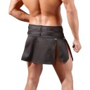 Svenjoyment Gladiator Skirt med 2 Belter     - Svart - L