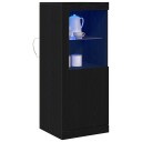  Serviesskap Svart 41 x 37 x 100 cm Konstruert tre