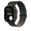 Apple 49/46 mm Black Titanium Milanese Loop   Medium