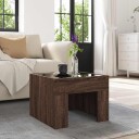  Salongbord med Infinity LED brun eik 40x40x30 cm 847601