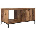 vidaXL Kaffebord Gammelt tre 90 x 49 x 46 cm Konstruert tre