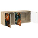 vidaXL Vegghengt TV skap LOCHEM 102 x 33 x 40 cm Sonoma eik