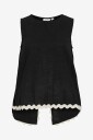 Vila - Topp viManda Wavy O-neck S/L - Svart