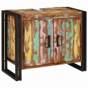  Servantskap til bad 71 x 33 x 58 cm Massiv Gjenvunnet Tre Jern