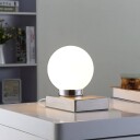 Lindby Bordlampe Naomi med glasskule