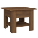 vidaXL Salongbord brun eik 55x55x42 cm konstruert tre