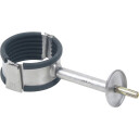 75 mm rørbærer med TPE gummi rustfritt stål AISI304/EN1.4301 BLÜCHER 75mm