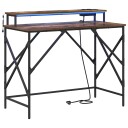  Skrivebord Røkt eik 100 x 50 x 86.5 cm Konstruert tre