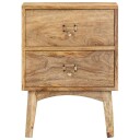 vidaXL Nattbord 40x35x55 heltre mango