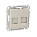 Schneider Electric Systimax Midtplate For 2 Koblinger