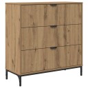  Serviesskap artisan eik 79.5 x 33 x 82 cm Konstruert tre