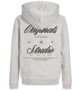 Jack & Jones Hettegenser m. Glidelås   JorNørrebro   White Melan   Jack & Jones   12 år (152)   Hettegenser   Grå