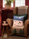 Lexington Home Down Hill Organic Cotton Twill Patch Pillow Cover - Multi/patterned - 50X50