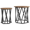  Sidebord 2 stk Gamle Treverket Ingeniørtre