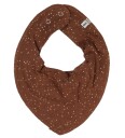 Pippi Bandana Bib Uni -Aop (3-Pack) - Brown - ONE SIZE