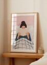 Girl Reading a Book Plakat / 30x40cm