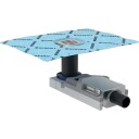 Geberit Cleanline Sluk For Betong Og Flis 80x80mm Ø40mm