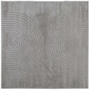  Områdetepper Torget GALATI Grå 120 x 120 cm Polyester