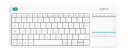 Logitech Wireless Touch Keyboard K400 Plus - Tastatur - Tsjekkisk - Hvit
