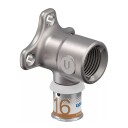 Uponor S-Press Plus 90° Platealbue 20mm x 3/4" for Hydraulikk