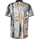 Carlo Colucci Herre Topper Flerfarget S,