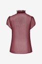 Saint Tropez   Bluse LiljaSZ Crinkle SS Shirt   Brun