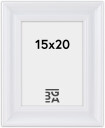 Focus Ramme Charleston Hvit 15x20 Cm