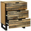  Nattkabinett 50x33x60 cm Solid Mangotre.