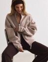aim´n Script Zip Jacket Beige XL