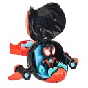 Marvel Spidey Lekesett Dolphin med Miles Morales Figur - Vann-Web Vogn 7,6 cm
