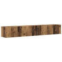  TV Veggskap 2 pcs Gamle tre 60 x 31 x 29.5 cm Konstruert tre