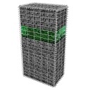 Grønne gabionsteiner glass 60 120 mm 25 kg