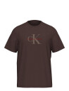 Calvin Klein Jeans Ss Hero Monologo Tee 20S - Brown - L