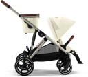 Cybex Søsken/tvillingvogn Gazelle S  Seashell Beige/taupe