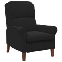  lenestol Svart 76 x 94 x 102 cm Fløyel