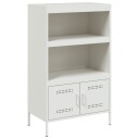  Highboard hvit 68x39x113 cm stål 8721102389375