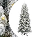  Kunstig juletre Hvit 93 x 93 x 240 cm PVC plast stål og PE