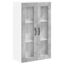  Kjøkkenskap med hylle Betonggrå 60 x 31 x 100 cm Konstruert tre