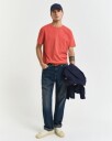 Klassisk t-skjorte i regular-fit BRICK RED S