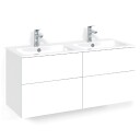 Macro Design Crown Servantskap Skuff - med Light 14 Servant 120cm Dobbel Hvit / Plain