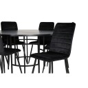 Spisegruppe furniture/fashion Copenhagen Ø140 cm med 6 Windu Stoler