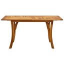 vidaXL Hagebord 200x90x75 cm heltre akasie