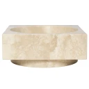 Ferm Living Hew High Centrepiece   Travertine