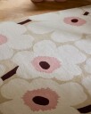 Unikko Ullteppe 200x280 cm, Beige/Rosa