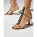 Aquazzura Dame Sko Gul 39 EU,