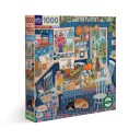 eeBoo Puzzle 1000 pcs Blue Kitchen EPZTBUK